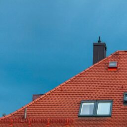 red brick roof