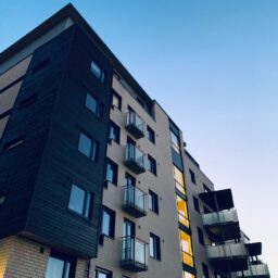 low angle photo of high rise apartment building